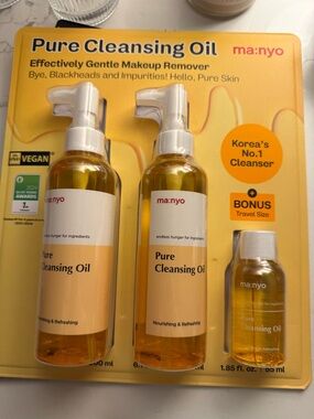 Pure Cleansing Oil — Nourishing Yellow Cleansing Oil Set